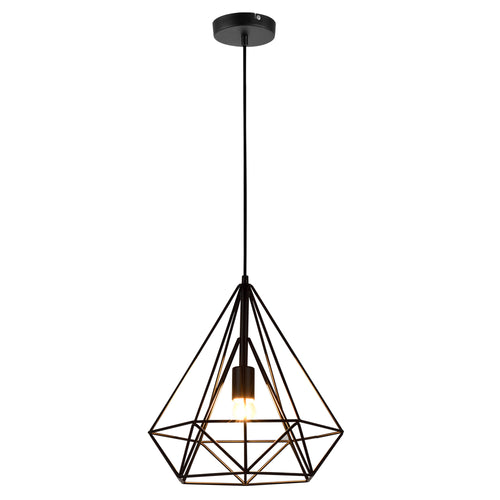 [lux.pro]® Stilig Hængelampe - Retro - Industrial look - 1 x E27 - max. 60W - metal - i forskellige farver