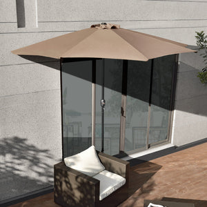 Halvparasol Eger Ø300 Halvrund i forskellige farver [casa.pro]