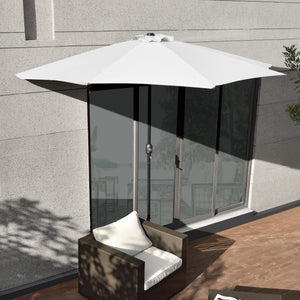 Halvparasol Eger Ø300 Halvrund i forskellige farver [casa.pro]