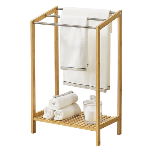 Bambus håndklædestang Kautokeino 51x31x85 cm [en.casa].
