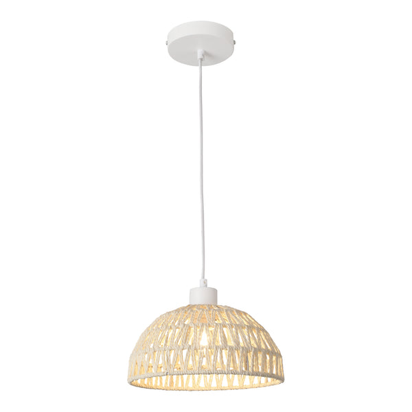 Pendellampe Alton Metall+Rattan [lux.pro]