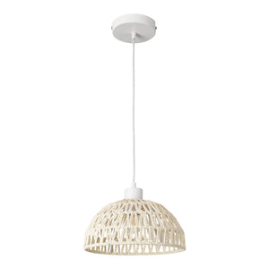 Pendellampe Alton Metall+Rattan [lux.pro]