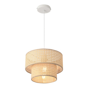 Pendellampe Ascot Rattanoptik [lux.pro]