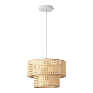 Pendellampe Ascot Rattanoptik [lux.pro]