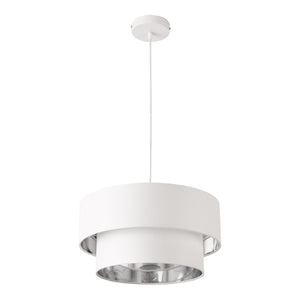  [lux.pro] ® Hængelampe Lopar-Ø40cm-tekstil-metal-E27-max.60W-230V, 50Hz-i forskellige farver og størrelser 