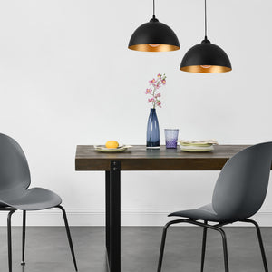  [lux.pro] ® Hængelampe Toulon-sæt 2-metal-E27 max. 60W-230V, 50H-i forskellige farver 