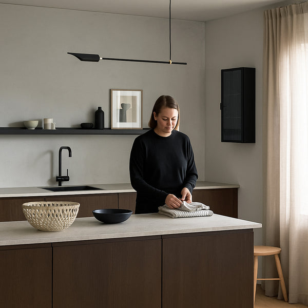 Zundert vægskab med ribbet glasdør 60x35x15 cm stål [en.casa]