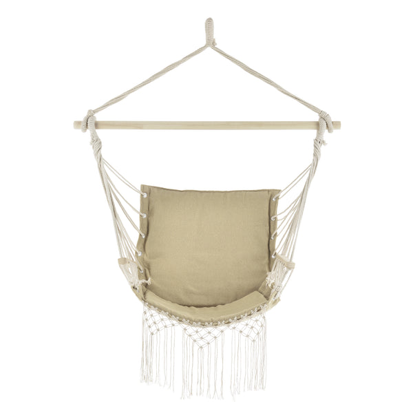 [casa.pro] Hængekøje stol-120x100x65cm-max.150 kg-med armlæn-siddeplads: 50x45cm-vælg model 