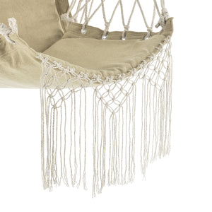 [casa.pro] Hængekøje stol-120x100x65cm-max.150 kg-med armlæn-siddeplads: 50x45cm-vælg model 