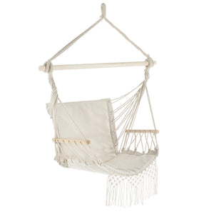 [casa.pro] Hængekøje stol-120x100x65cm-max.150 kg-med armlæn-siddeplads: 50x45cm-vælg model 