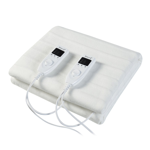 [casa.pro]® Elektrisk varmetæppe - 230V - 50Hz - Hvid - forskellige størelser