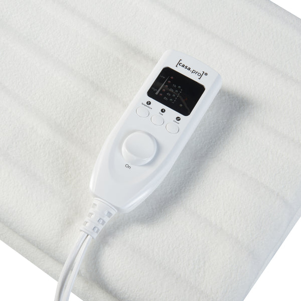[casa.pro]® Elektrisk varmetæppe - 230V - 50Hz - Hvid - forskellige størelser