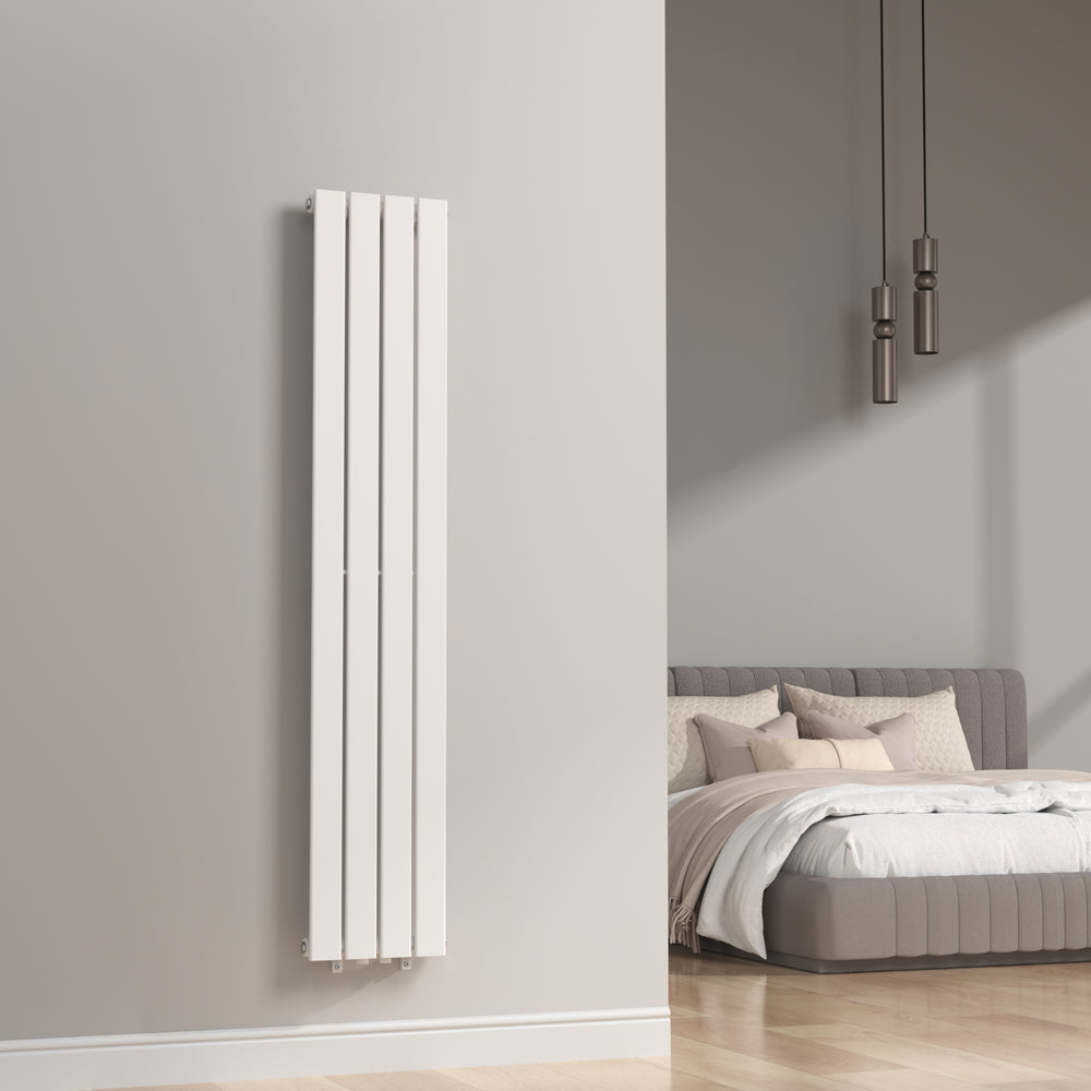 Designerradiator Nore Hvid 160x30cm Enkeltlag 540W [neu.haus].