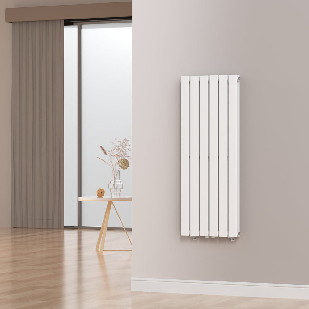 Designerradiator Nore Hvid 120x45cm dobbeltlag 1140W [neu.haus].