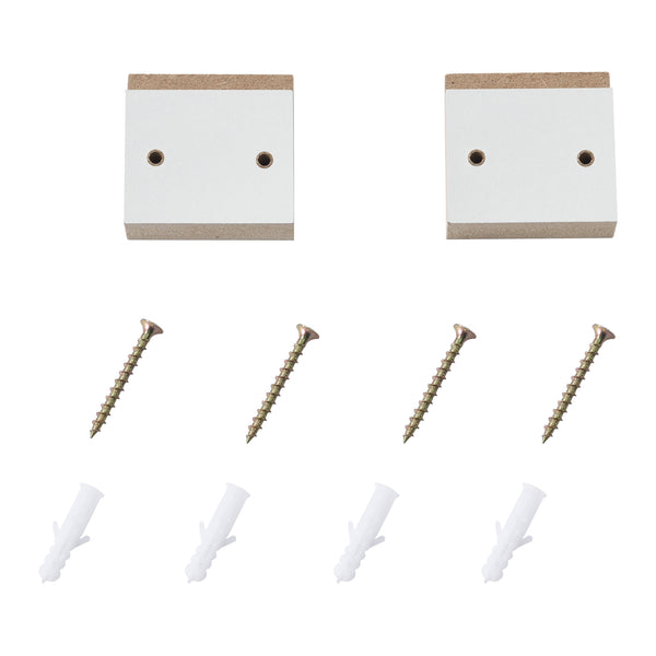 [en.casa]® Elementbeskyttelse - MDF - Hvid - i forskellige størrelser