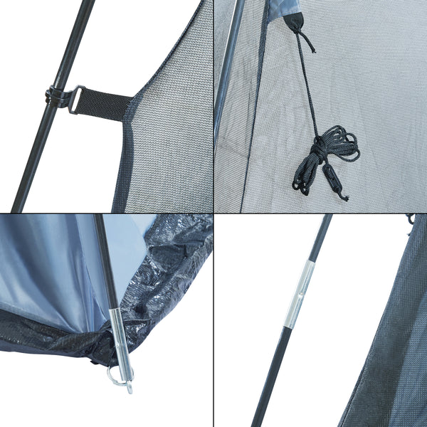 Netpavillon Beekdaelen 305x305x213 cm i forskellige farver. [pro.tec]