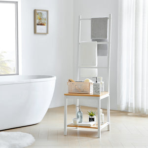 Herretjener Juuka 133x40x42 cm tøjstol bambus [en.casa] - premiumXL