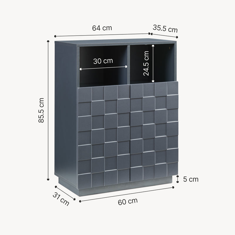 Målskitse Highboard Bopibobro [en.casa]