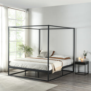 Himmelseng Kristianstad metal sort i forskellige størrelser [en.casa] - premiumXL