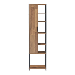 Armario alto Namsskogan puerta - Efecto nogal [en.casa]