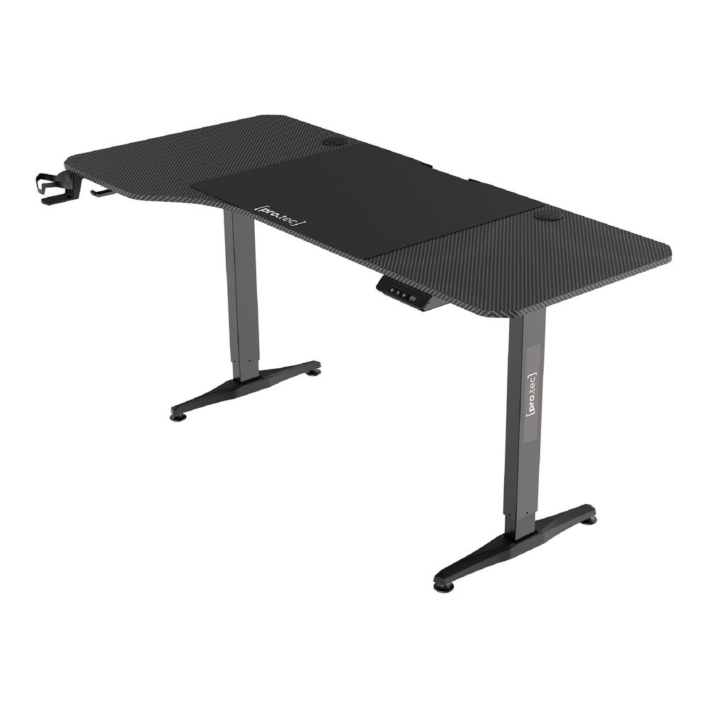 Højdejusterbart bord Oxnard elektrisk 160x75cm i forskellige farver [pro.tec] - premiumXL