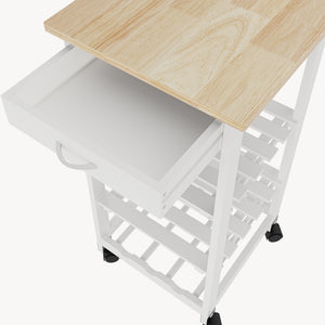 Serveringsvogn Biel 76x37x37 cm [en.casa]
