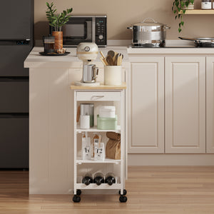 Serveringsvogn Biel 76x37x37 cm [en.casa]