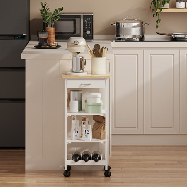 Serveringsvogn Biel 76x37x37 cm [en.casa]
