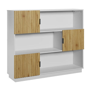 Bogreol Verhundar 102x120x30 cm [en.casa]