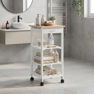 Serveringsvogn Biel 76x37x37 cm [en.casa]
