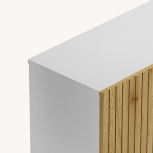 Bogreol Verhundar 102x120x30 cm [en.casa]