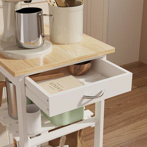 Serveringsvogn Biel 76x37x37 cm [en.casa]