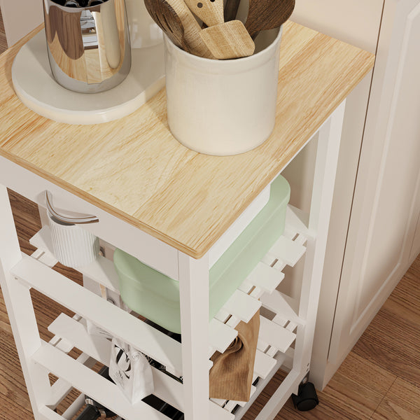 Serveringsvogn Biel 76x37x37 cm [en.casa]