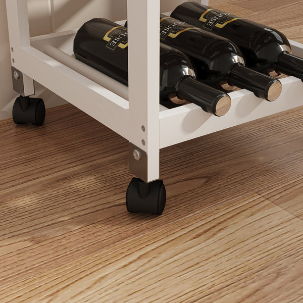 Serveringsvogn Biel 76x37x37 cm [en.casa]