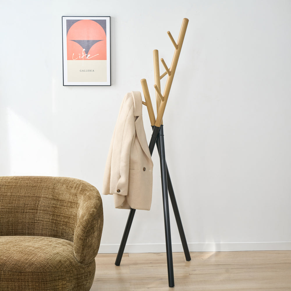 Knagerække Laerdal 172x49x49 cm stål [en.casa]