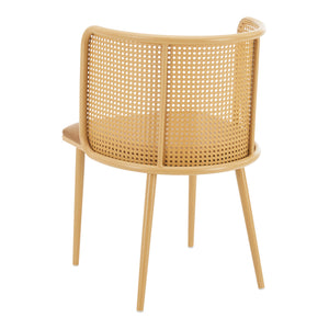 Spisestuestol Flen sæt af 2 i forskellige farver farver [en.casa]