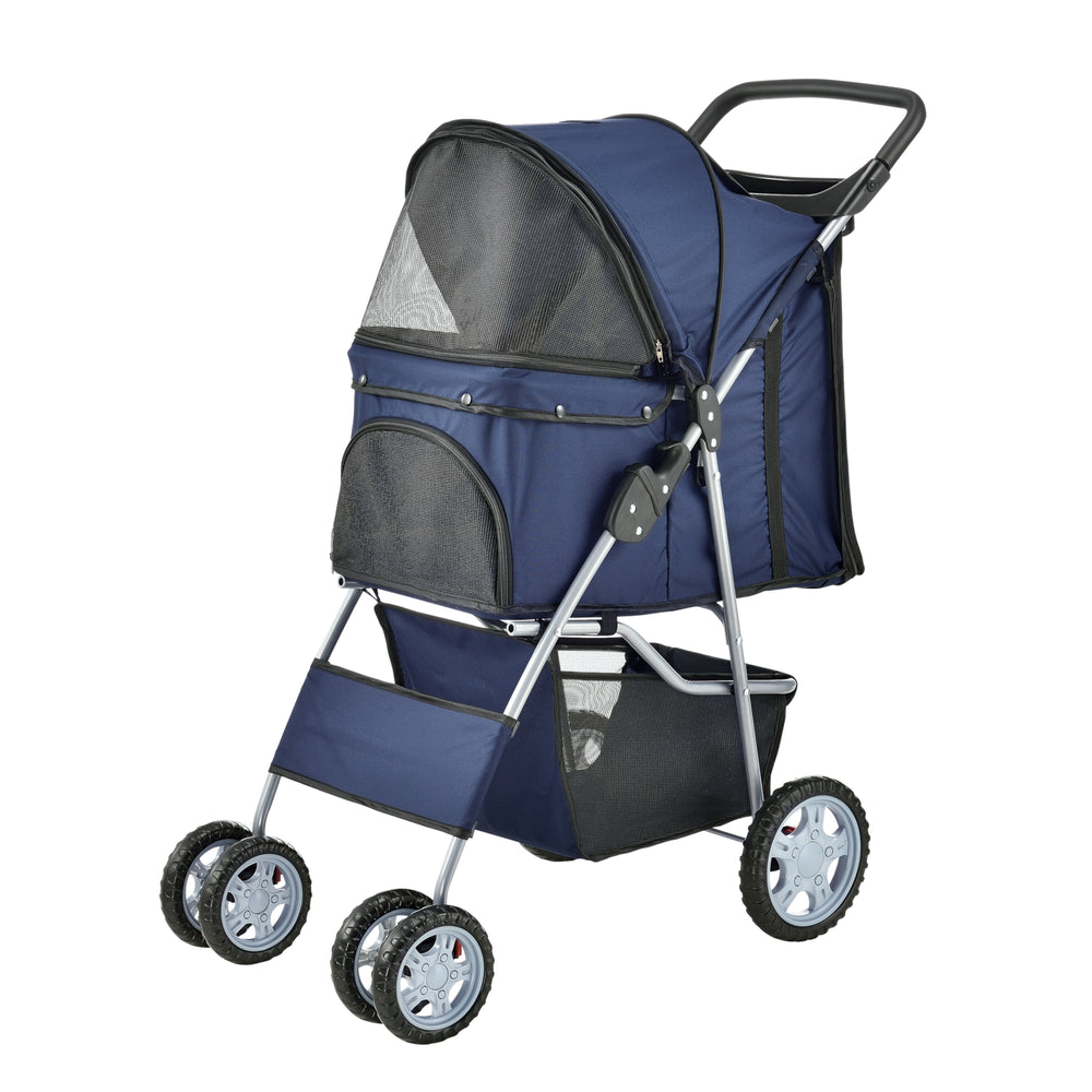 [pro.tec]® Firbenet transport køretøj - hundevogn - kattevogn
