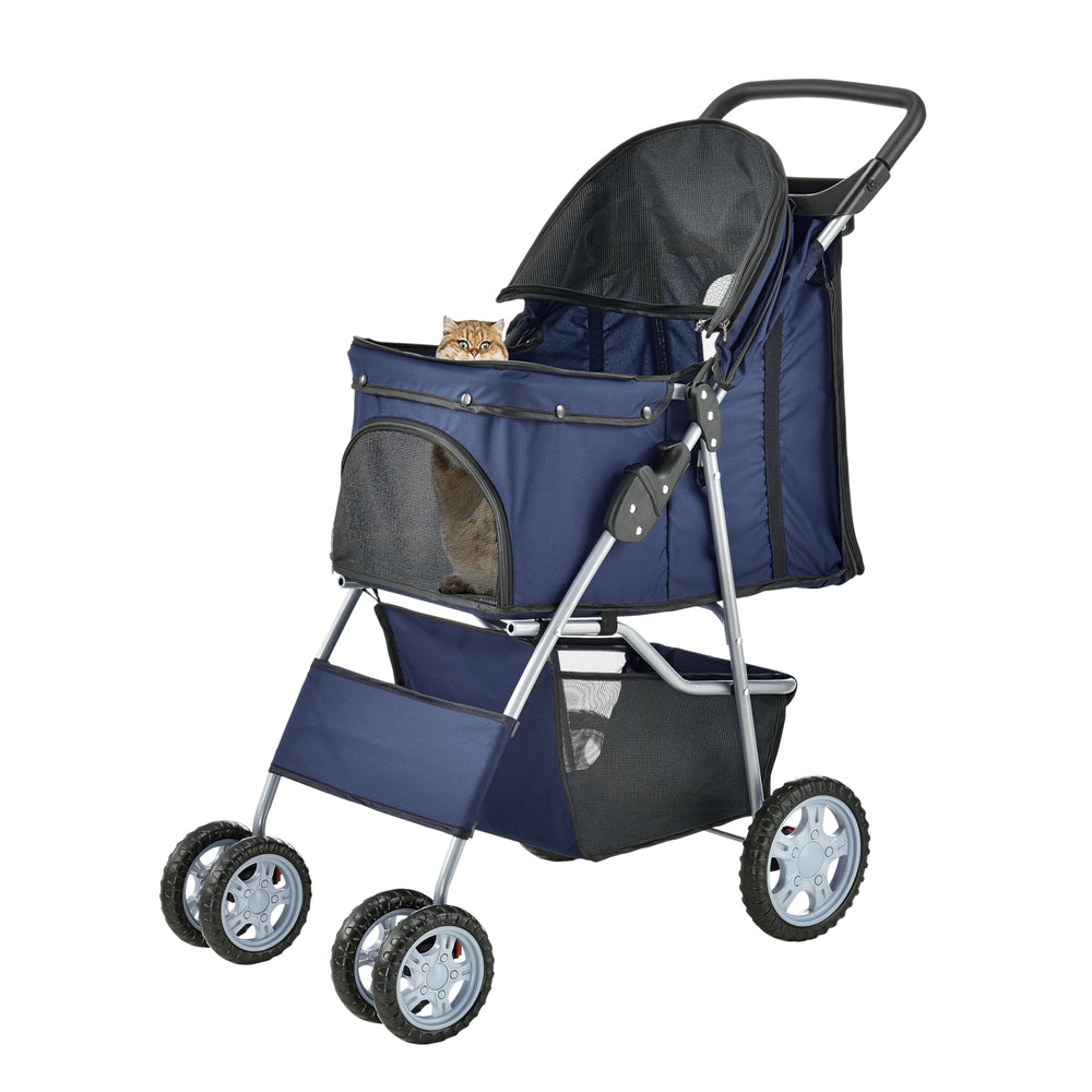 [pro.tec]® Firbenet transport køretøj - hundevogn - kattevogn