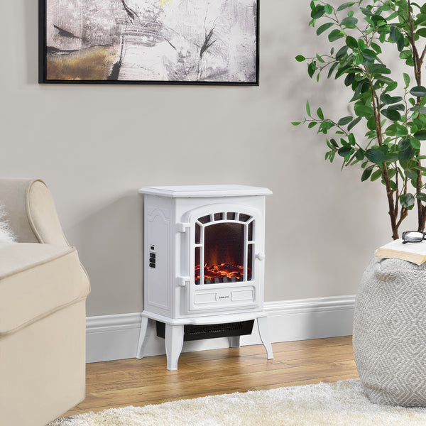 [casa.pro]® Elektrisk pejs - Elkamin - Elektrisk Vægpejs - 39x24x56,5cm - i forskellige farver
