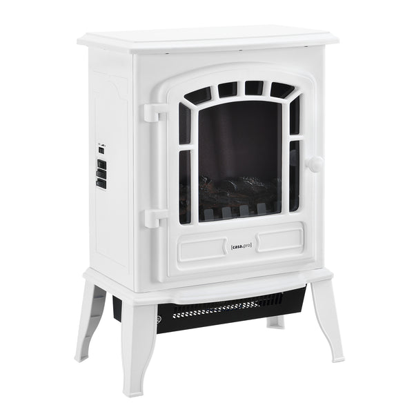 [casa.pro]® Elektrisk pejs - Elkamin - Elektrisk Vægpejs - 39x24x56,5cm - i forskellige farver
