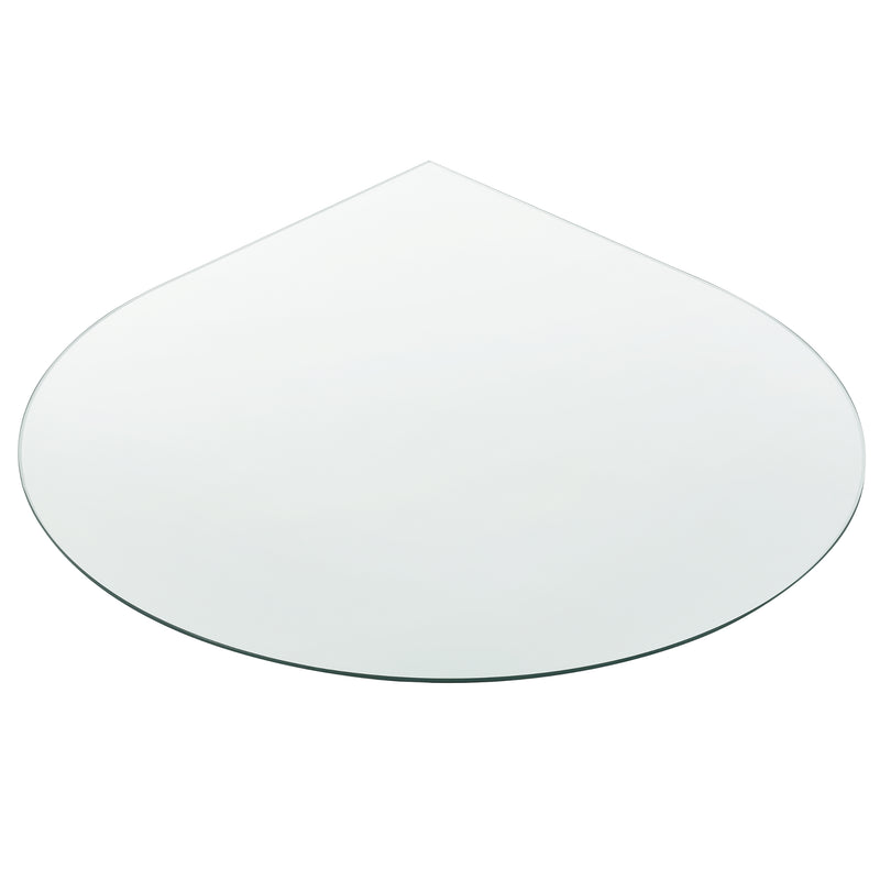 Målskitse [neu.haus]® Bordplade af hærdet glas - alle modeller