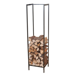 Brændereol Taarbæk 140x35x35cm Sort [en.casa] - premiumXL