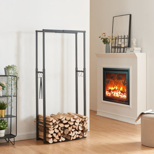 Brændestativ Kasan med justerbar størrelse [en.casa] - premiumXL