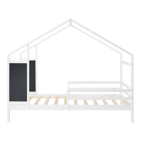 Børneseng Lorenskog med madras 90x200 cm i forskellige farver [en.casa]