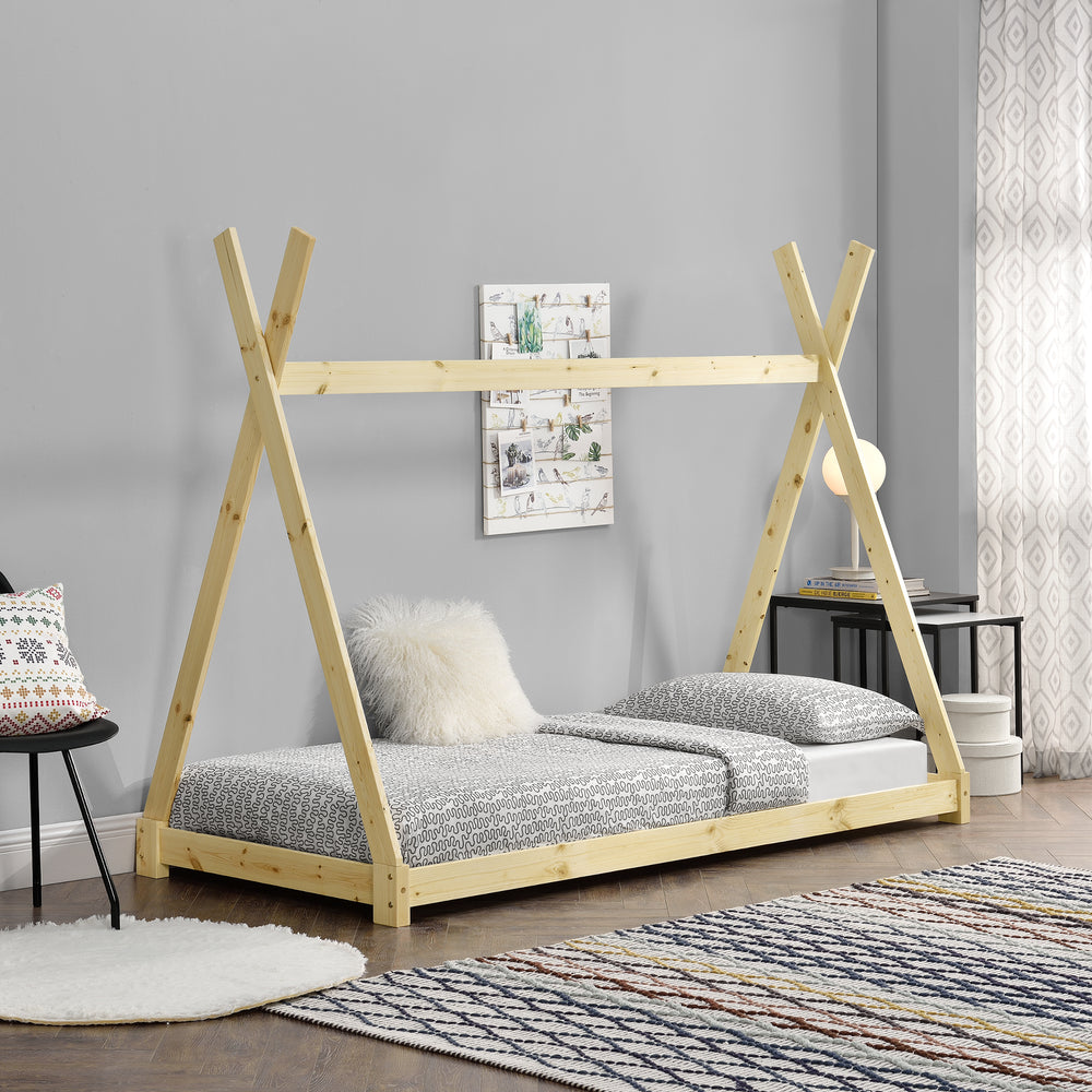 Børneseng Onejda i Tipi-design i forskellige størrelser og farver [en.casa] - premiumXL