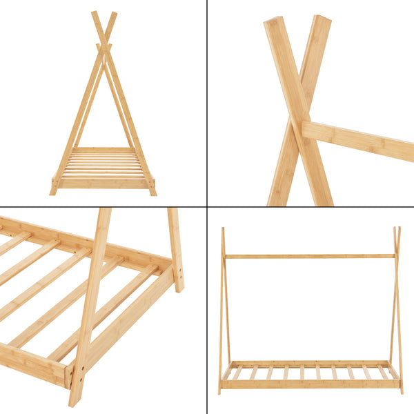 Juniorseng Vimpeli inkl.madras tipi telt bambus [en.casa] vælg model