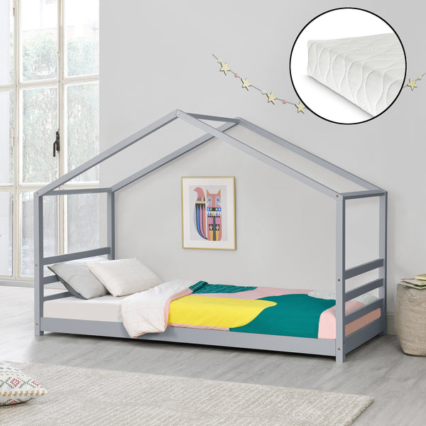 Børneseng Vardø med koldskumsmadras i forskellige størrelser og farver. størrelser og farver [en.casa]