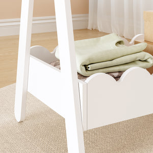 Børnegarderobe Vestnes 99x66x38 cm [en.casa]