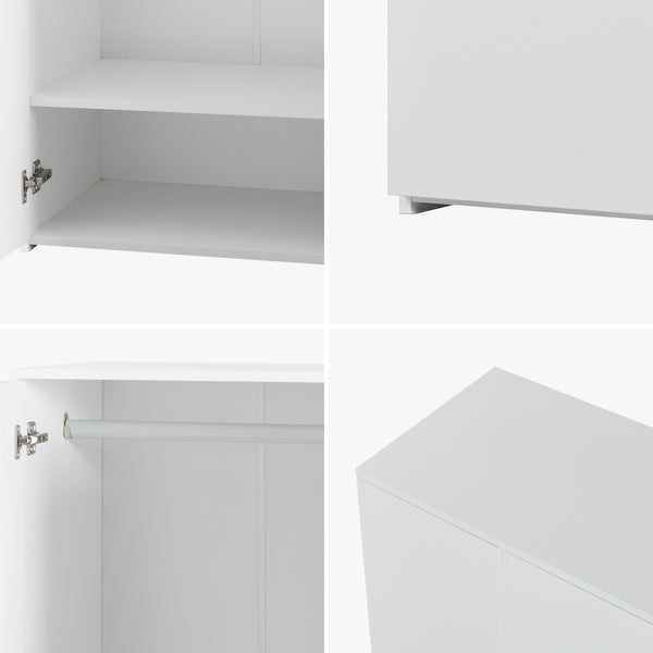 Garderobeskab Beldinupp 123x60x40 cm [en.casa]