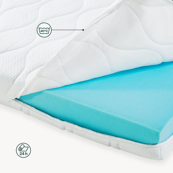 [neu.haus]® Koldskumsmadras for børn - øko-Tex Standard 100 lavet i EU